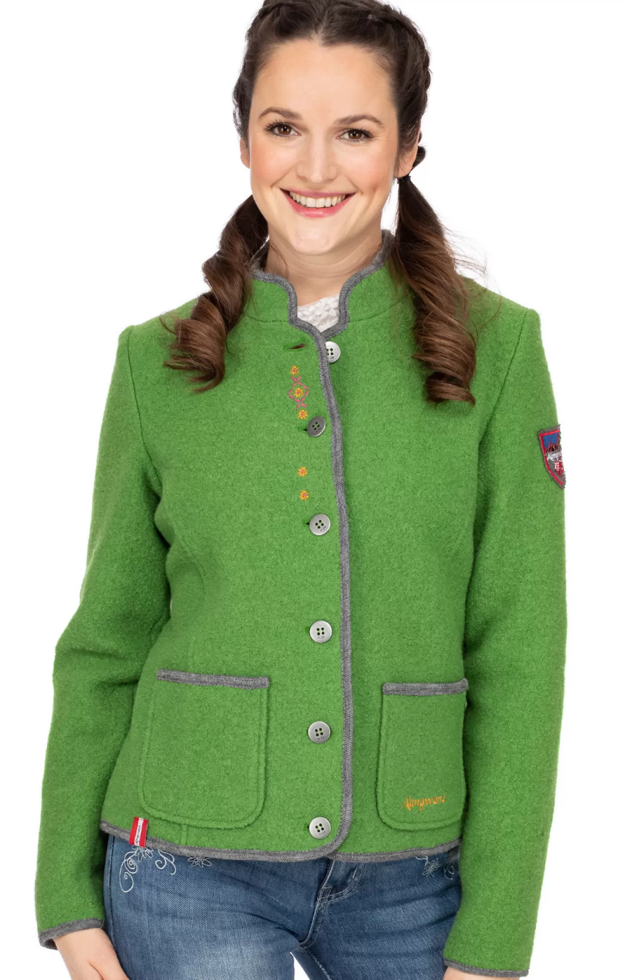 Almgwand Jacke Wachtberg Moosgrun*Damen Oberteile