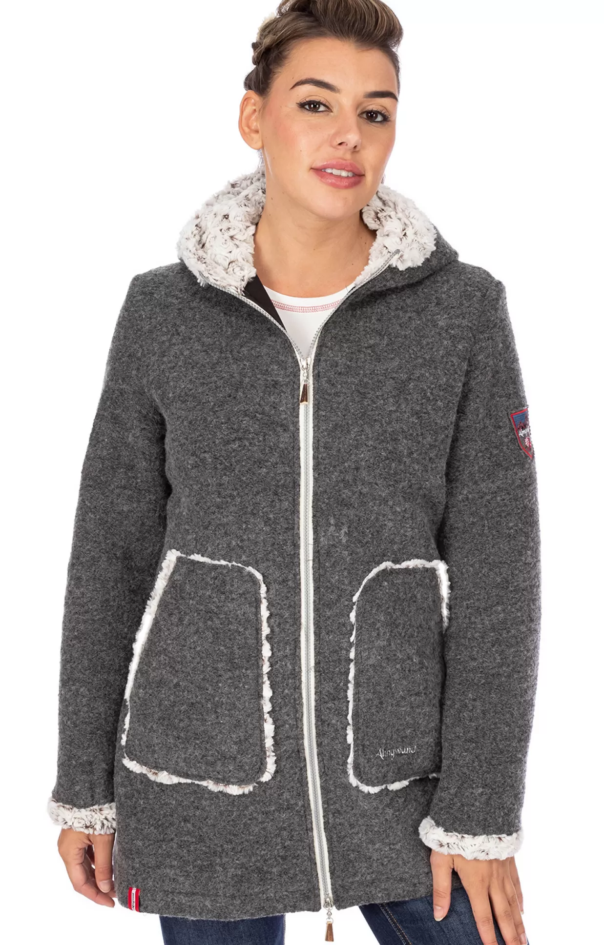 Almgwand Outdoorjacke Madatschkopf Anthrazit*Damen Oberteile