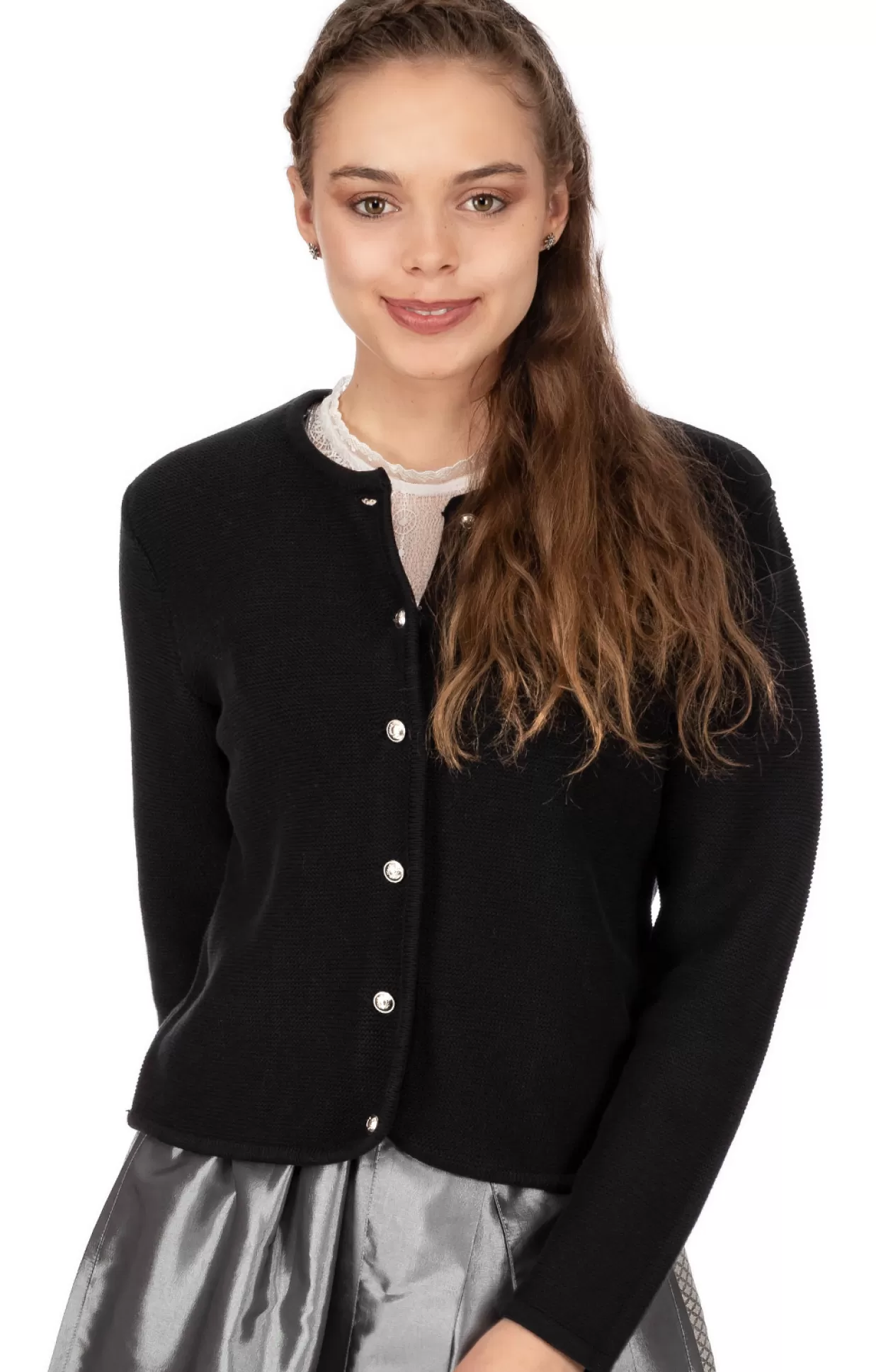 AlpSpur Strickjacke Lina Bio Black*Damen Oberteile