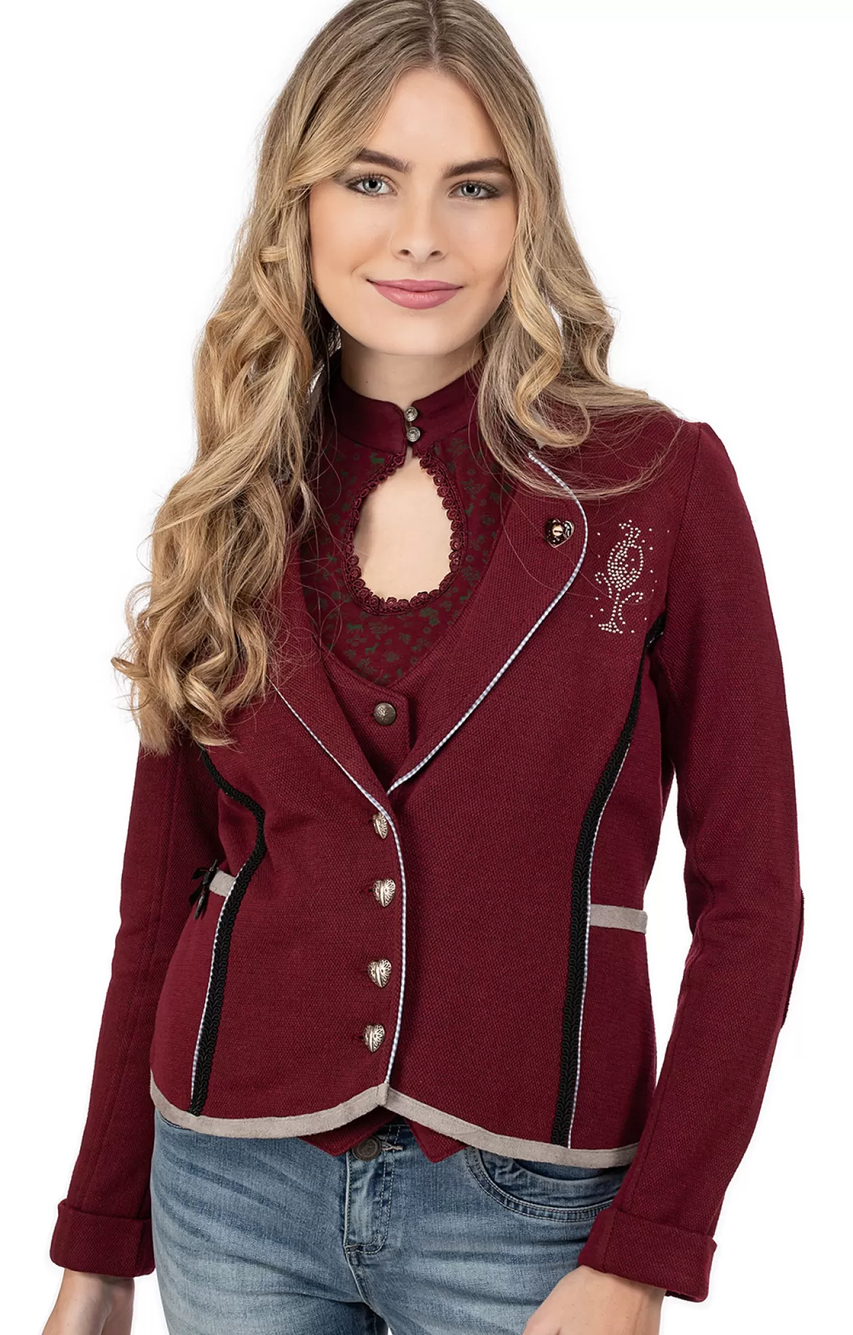 Hangowear Jacke Quirina Weinrot*Damen Oberteile