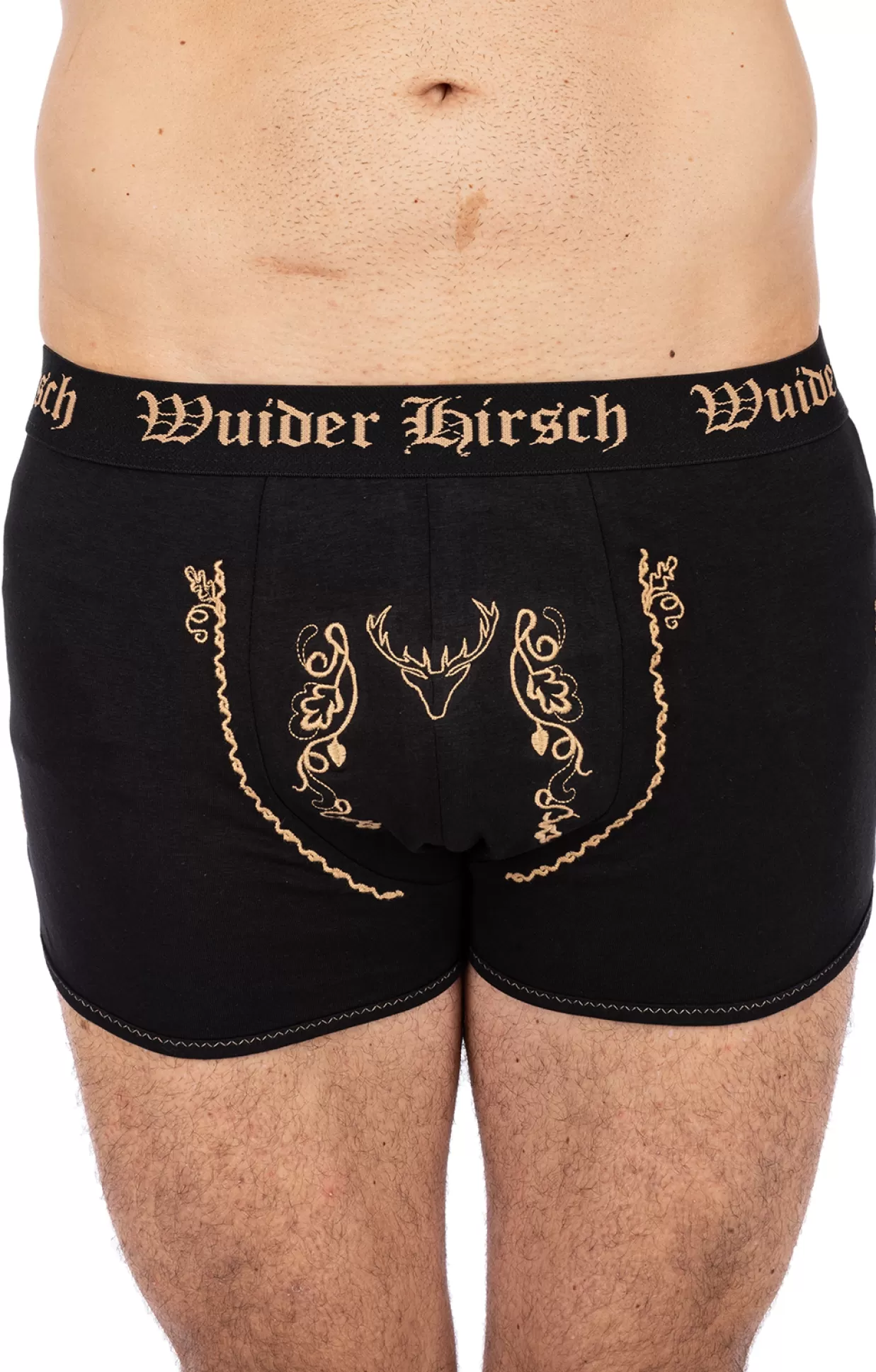 Hangowear Trachten Unterhose Kirk Schwarz*Herren Unterwäsche