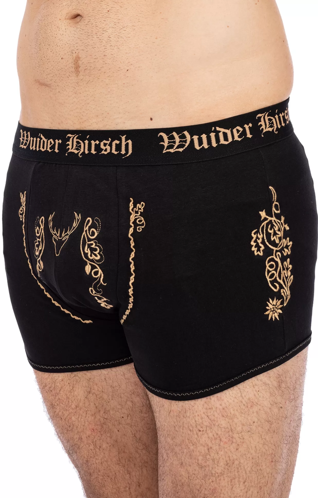 Hangowear Trachten Unterhose Kirk Schwarz*Herren Unterwäsche