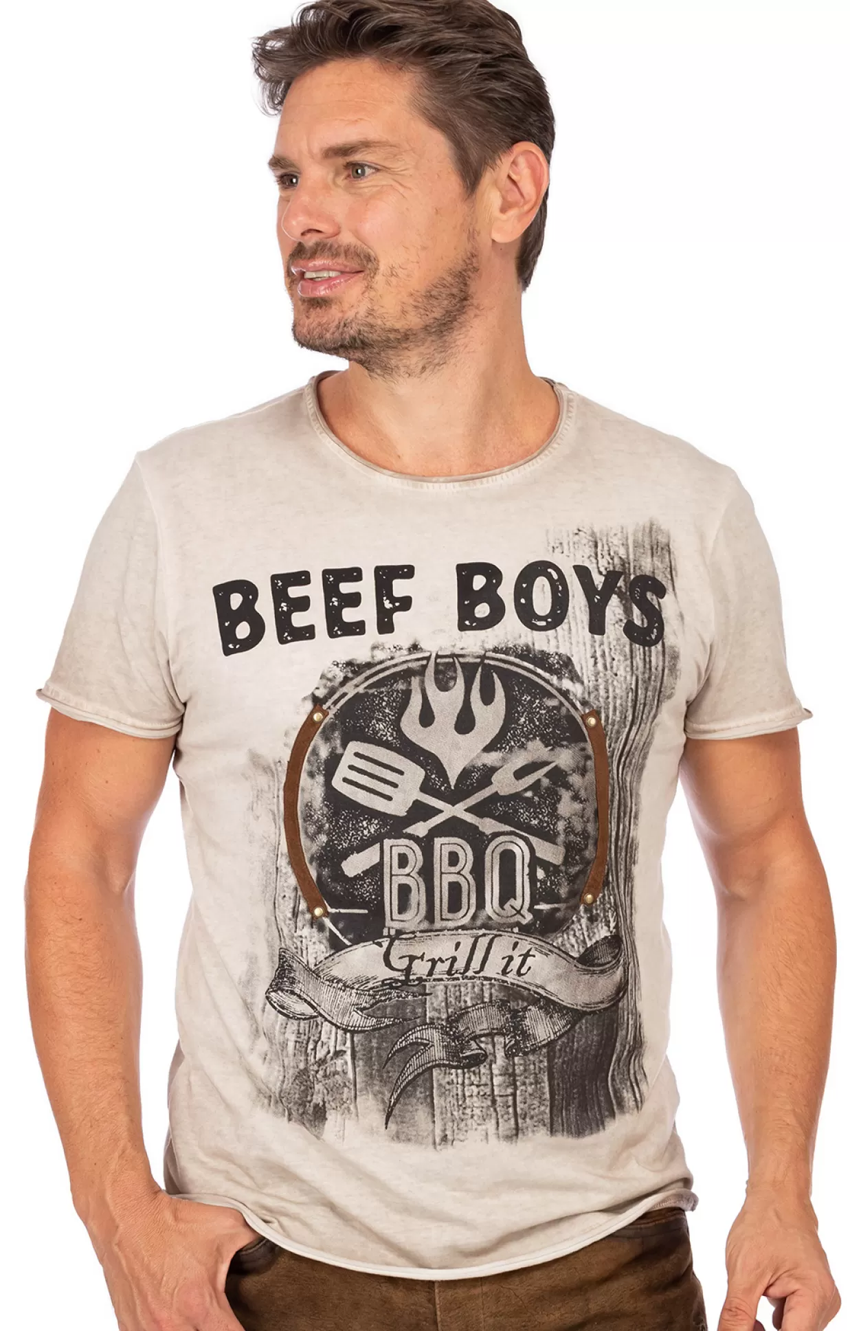 Hangowear T-Shirt Beefboys Greige*Herren Shirts