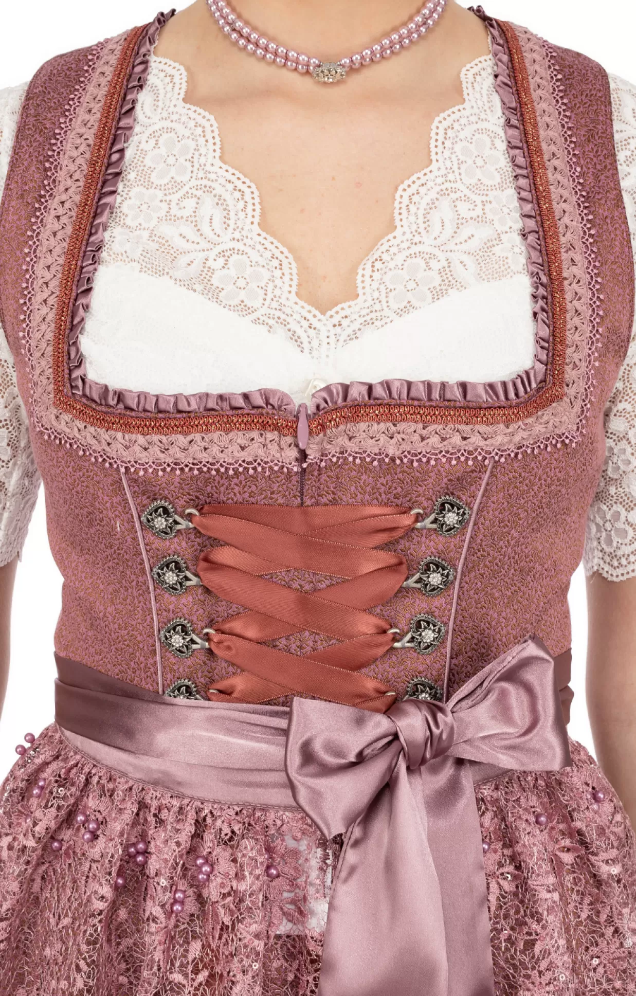 Krüger Dirndl Kruger Dirndl Mini Dirndl 2Tlg. 50Cm Seline Beere*Damen Dirndl