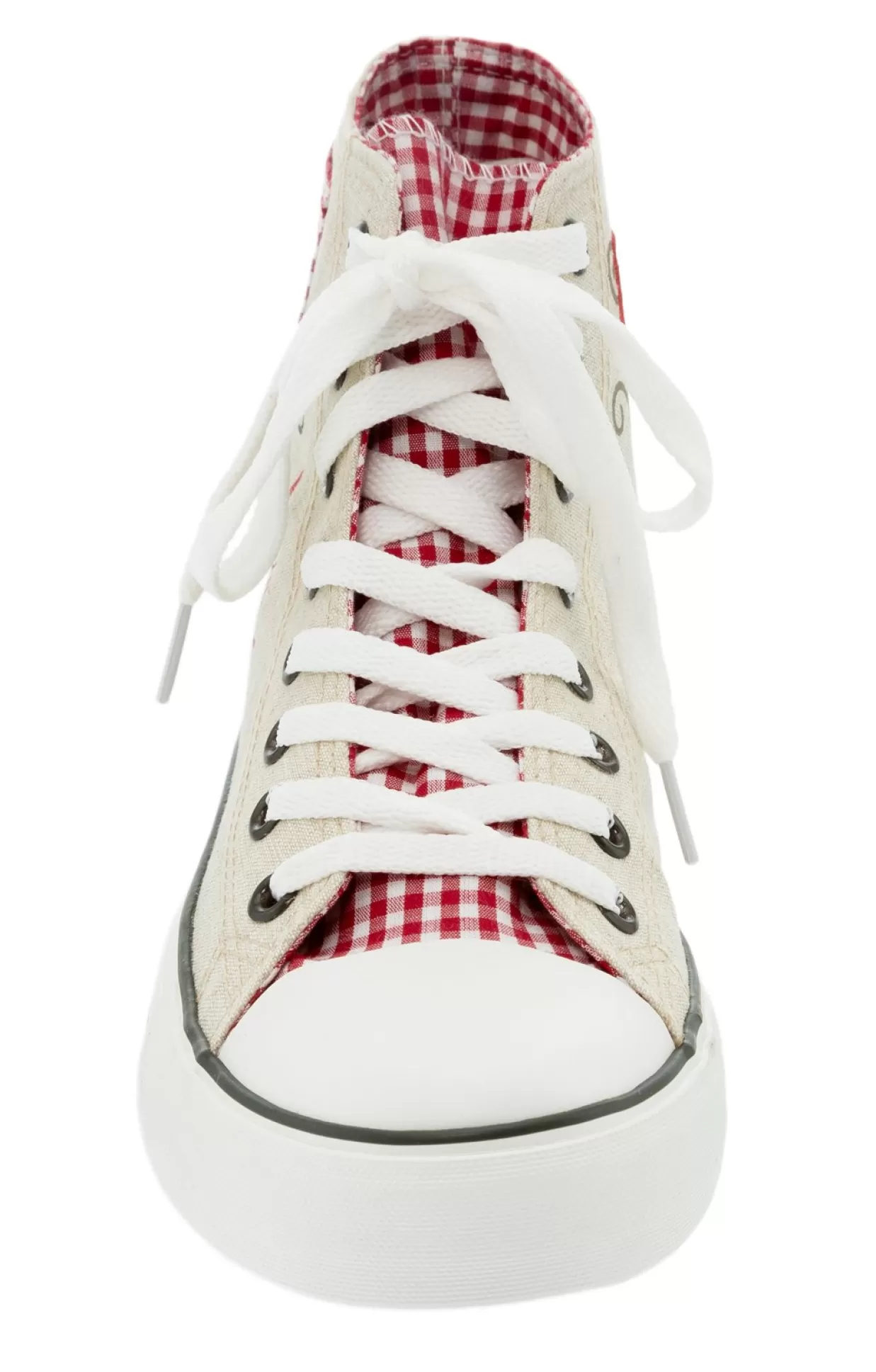 Krüger Dirndl Kruger Dirndl Trachtensneaker 4104-9 Rot*Schuhe Sneaker