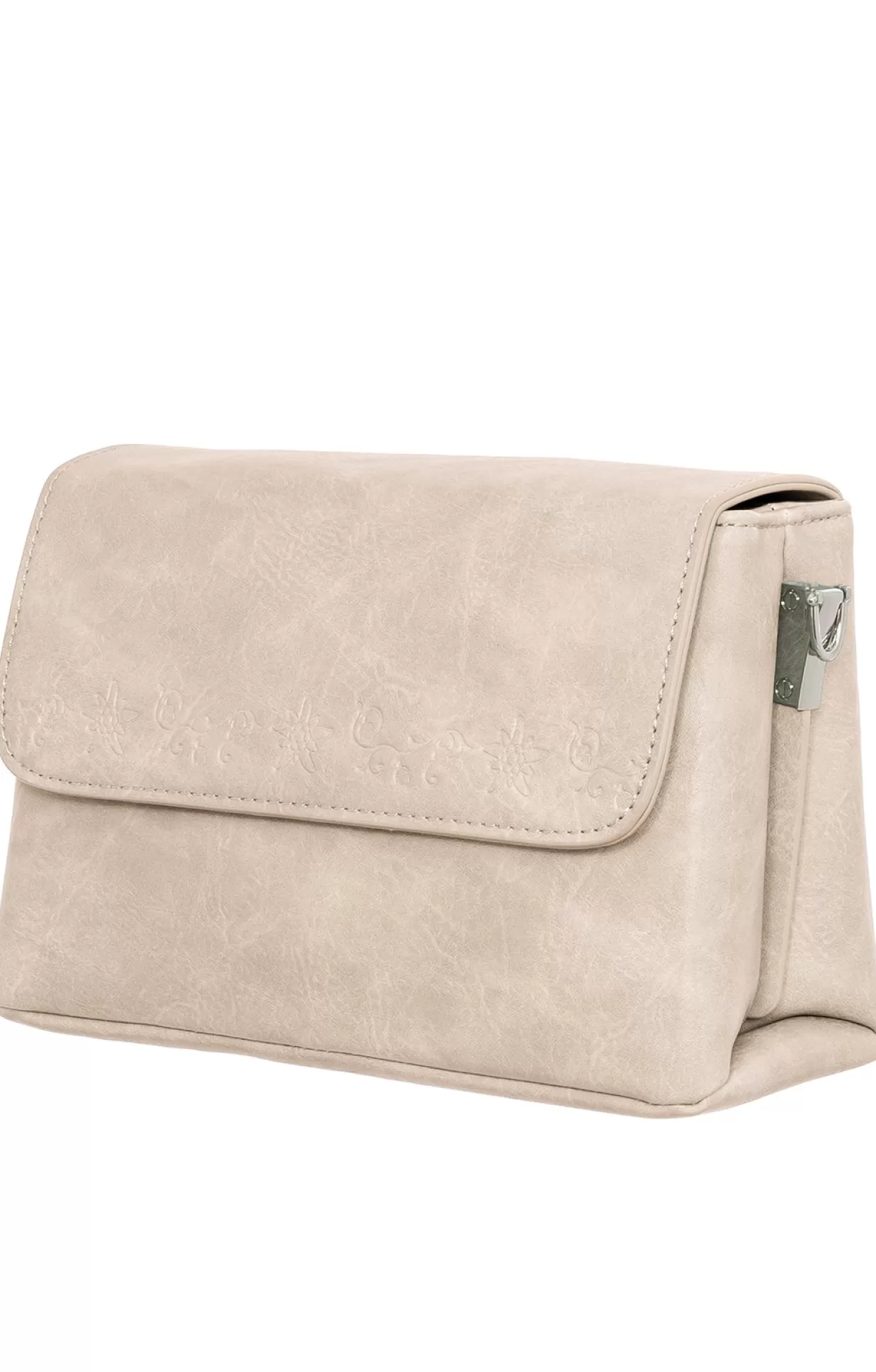 Lady Edelweiss Handtasche 15012 Beige In Lederoptik*Accessoires Trachentaschen