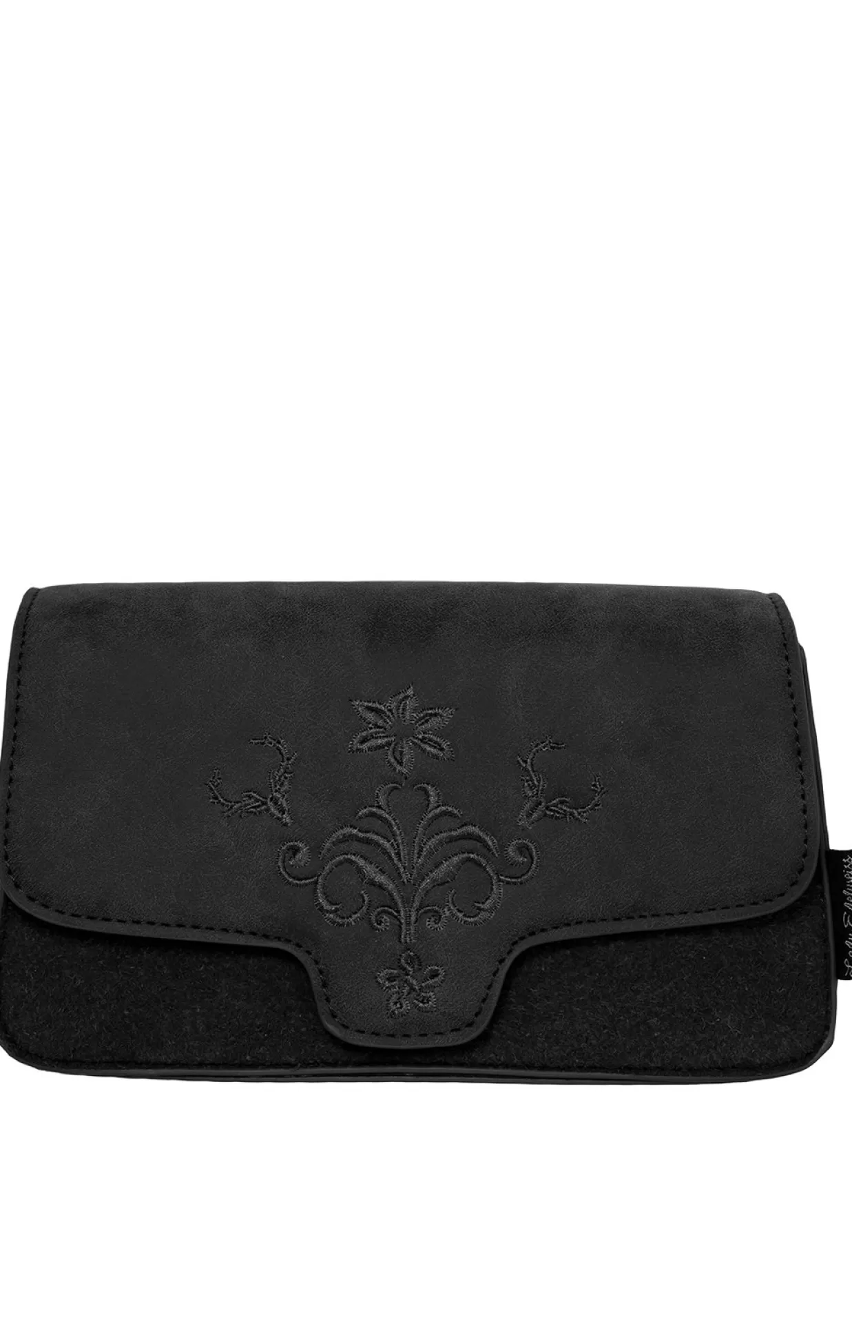 Lady Edelweiss Handtasche 17910 Schwarz*Accessoires Trachentaschen