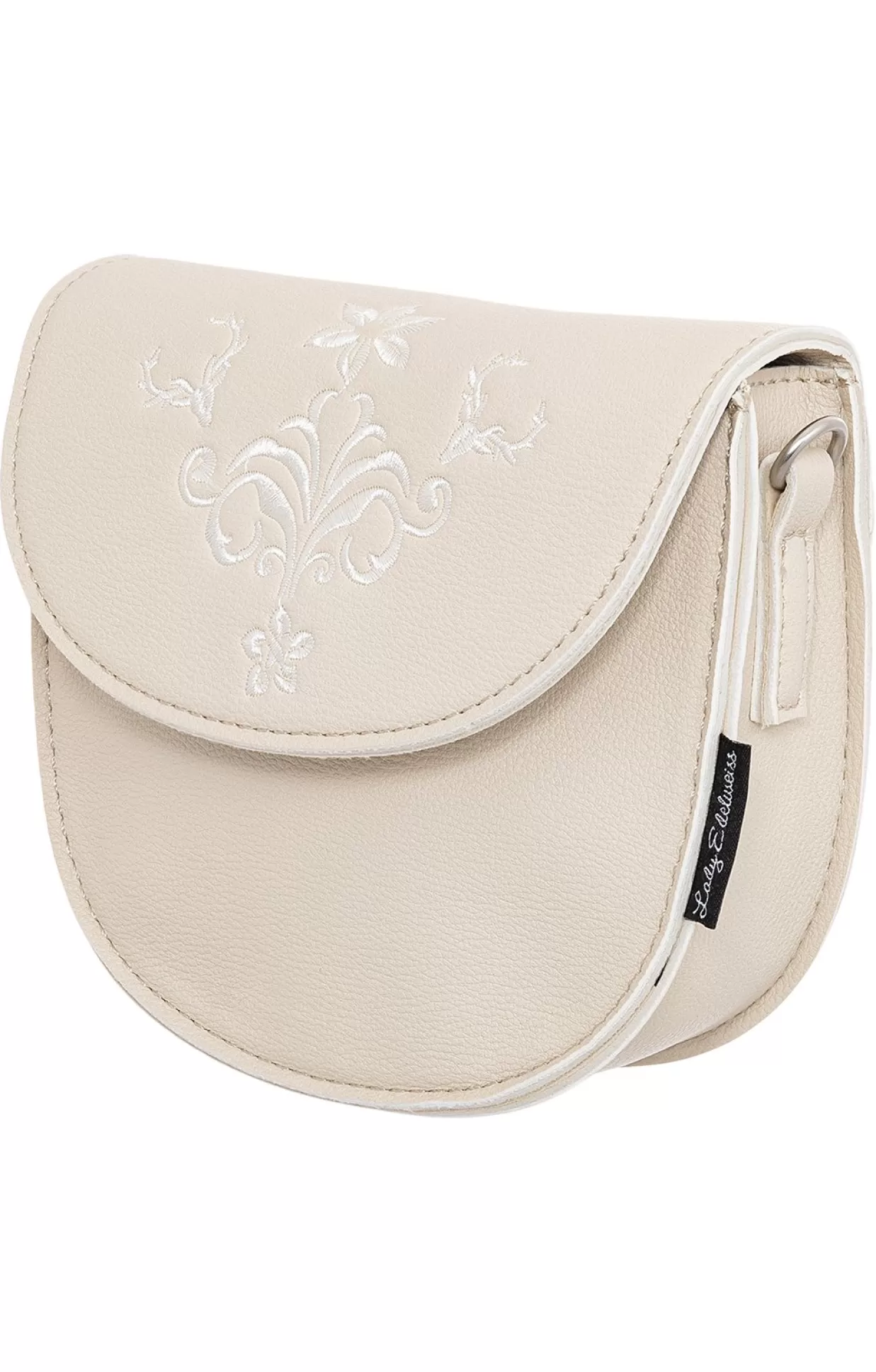 Lady Edelweiss Handtasche 30964 Beige In Lederoptik*Accessoires Trachentaschen