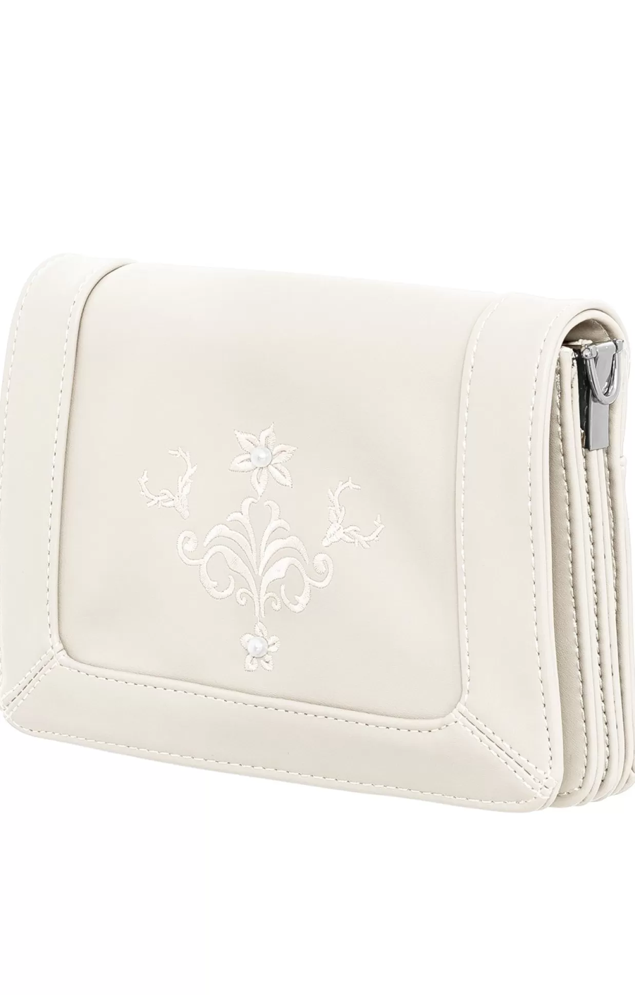 Lady Edelweiss Handtasche 30965 Beige In Lederoptik*Accessoires Trachentaschen