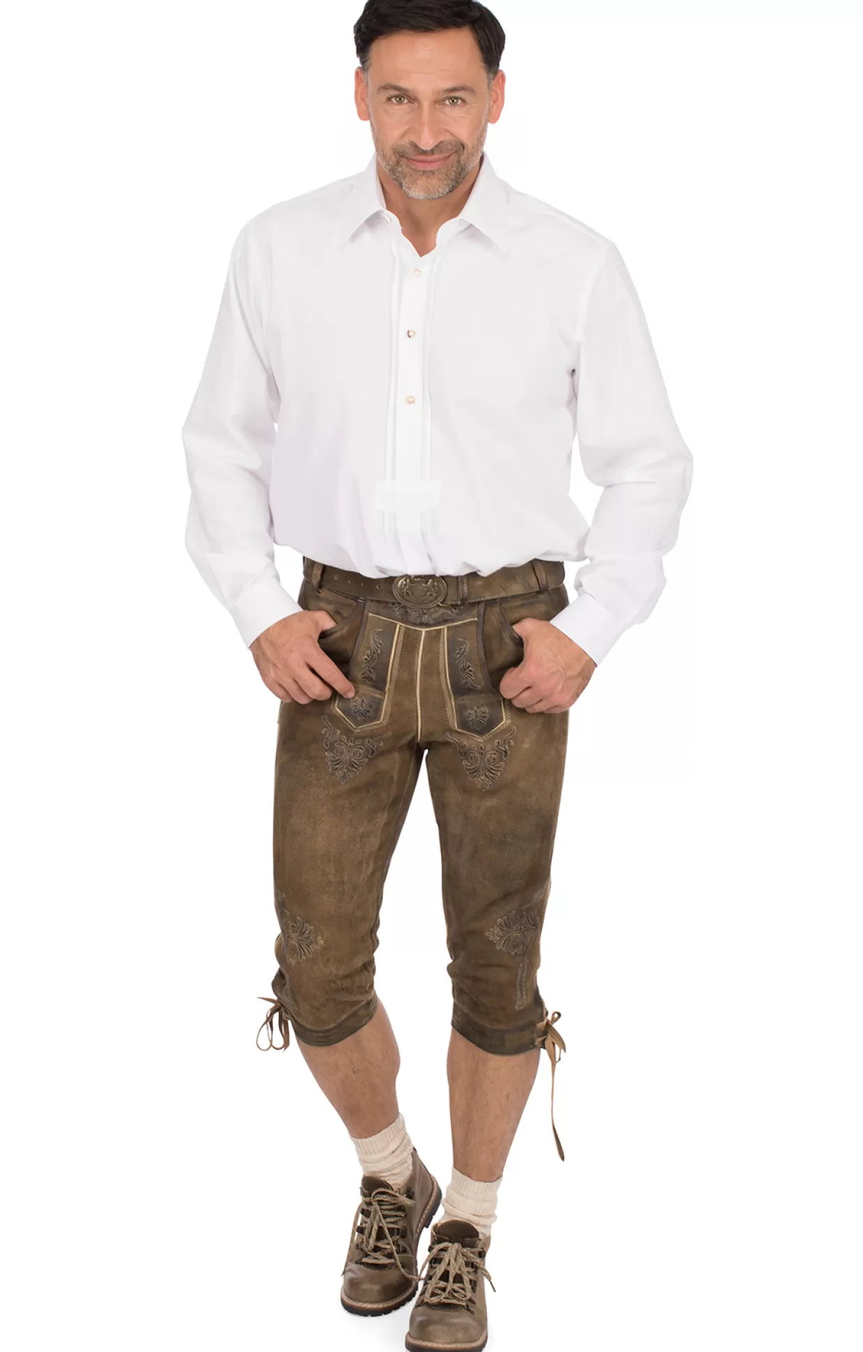 Maddox Lederhose Kniebund Schoensee Antik Ziller*Herren Lederhosen & Hosen