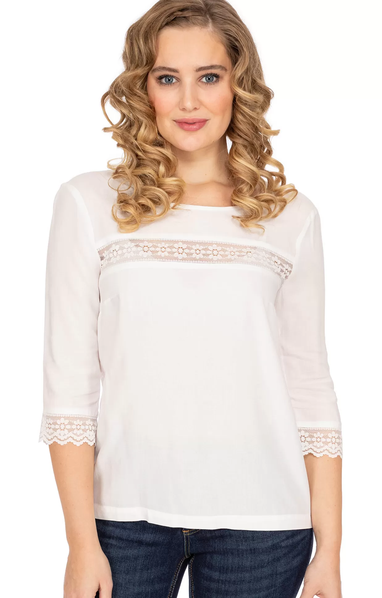 Marjo Bluse Gladys-Majara Offwhite*Damen Oberteile