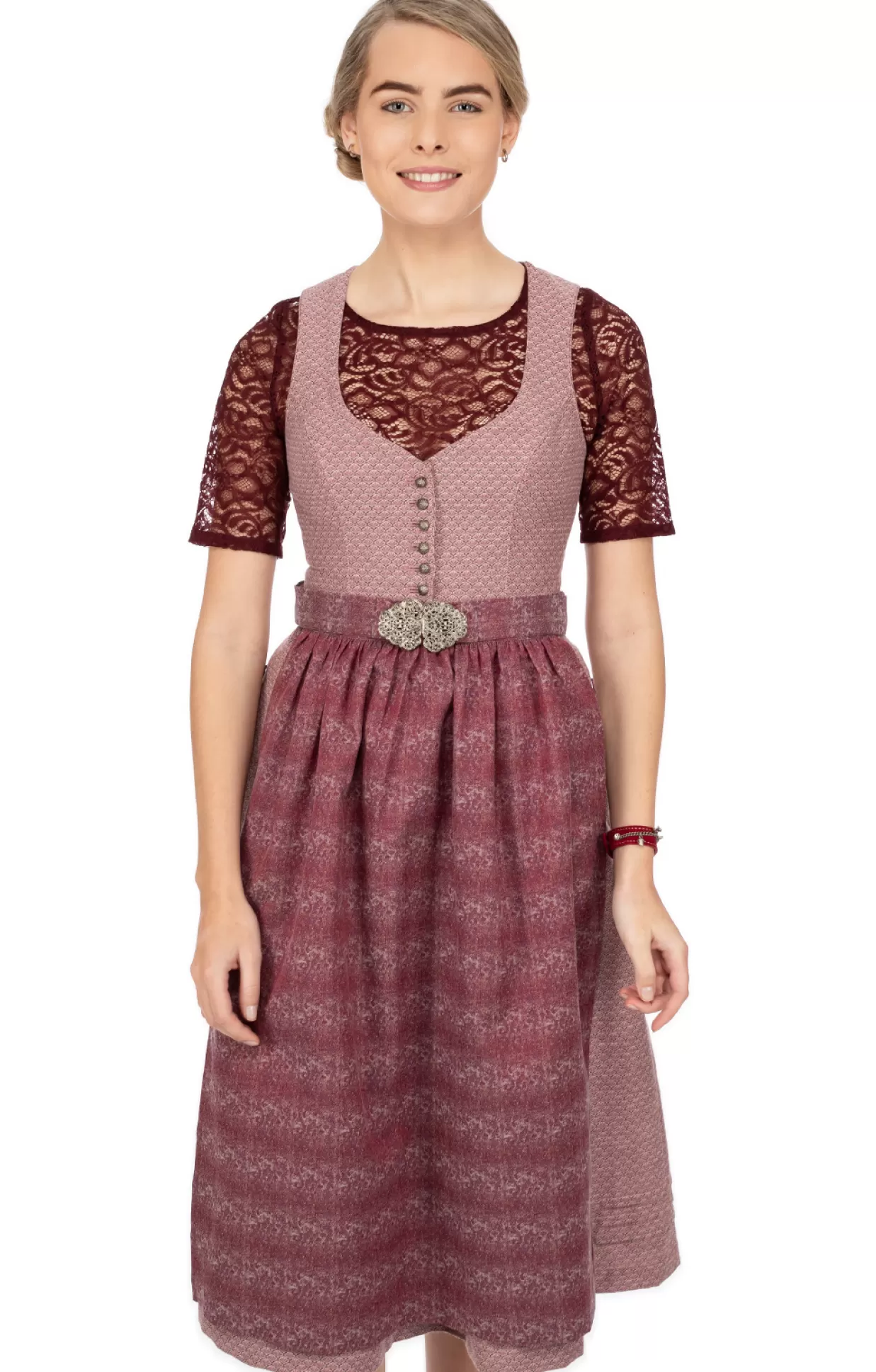 Marjo Midi Dirndl 2Tlg. 75Cm Sophie Berry*Damen Dirndl