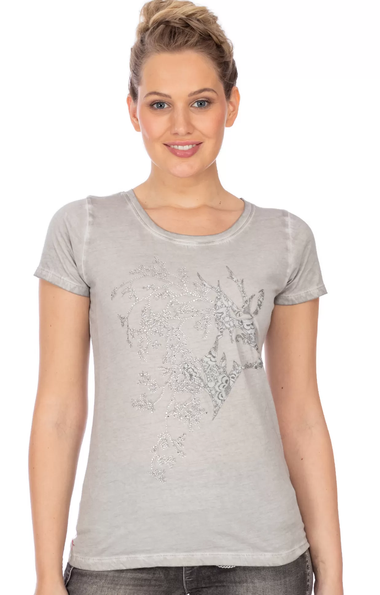 Marjo T-Shirt Lizzy Mittelgrau*Damen Oberteile