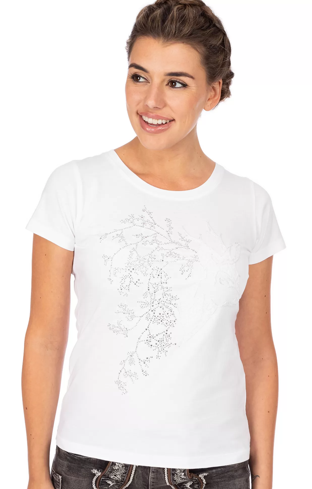 Marjo T-Shirt Lizzy Schnee*Damen Oberteile