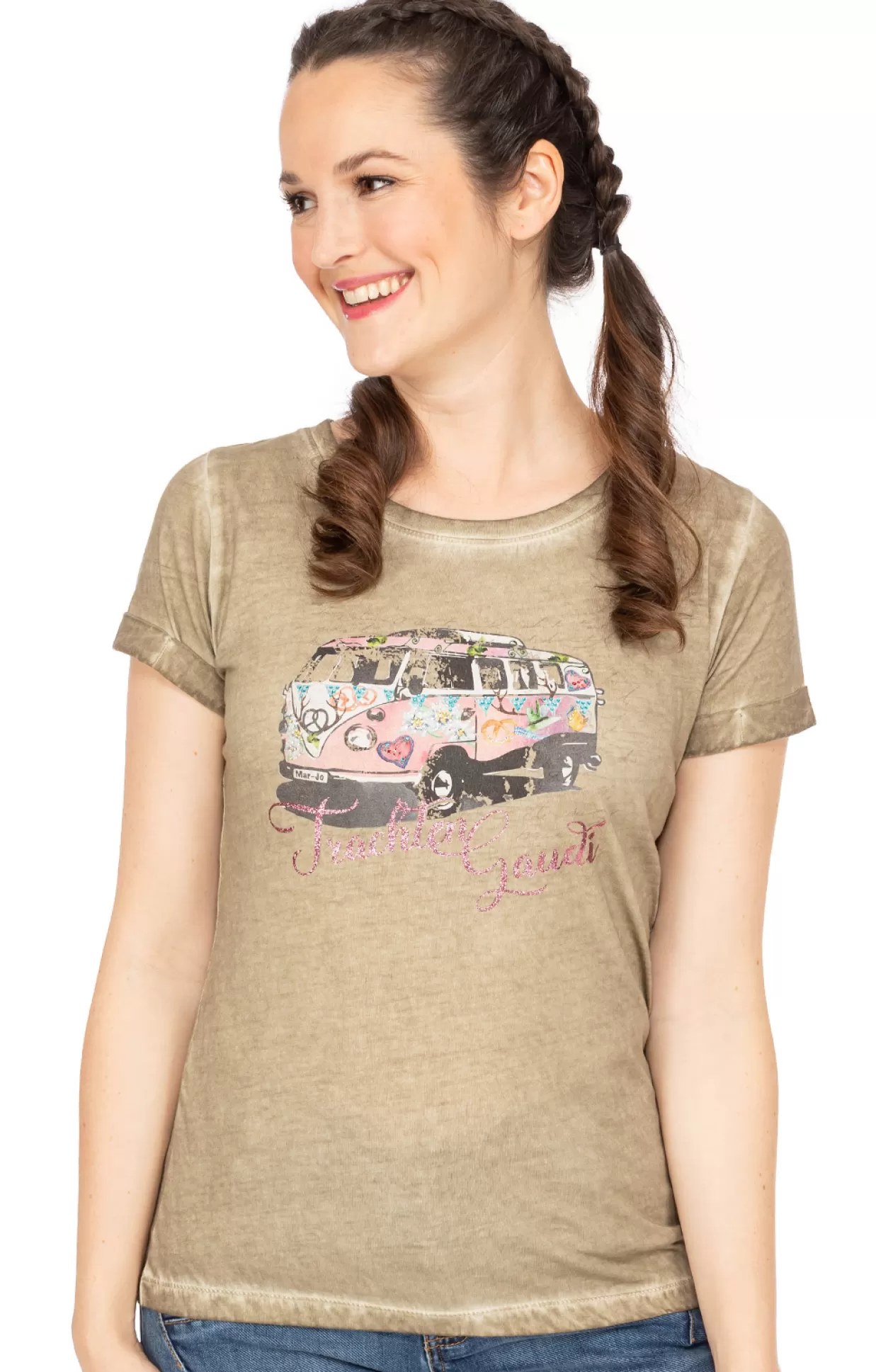 Marjo T-Shirt Vera Taupe*Damen Oberteile