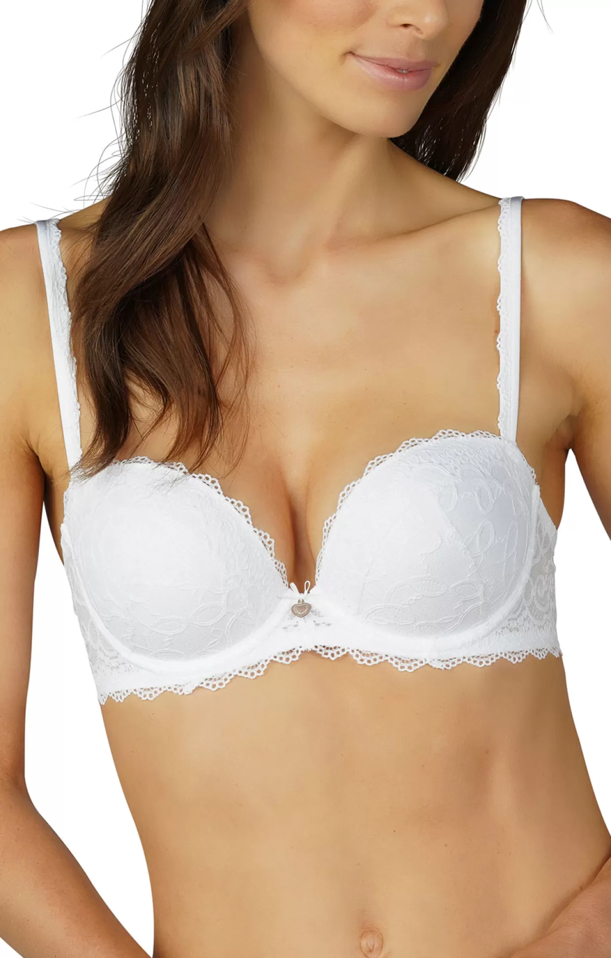 Mey Dirndl Push Up Bh 74819 Weiss*Damen Unterwäsche