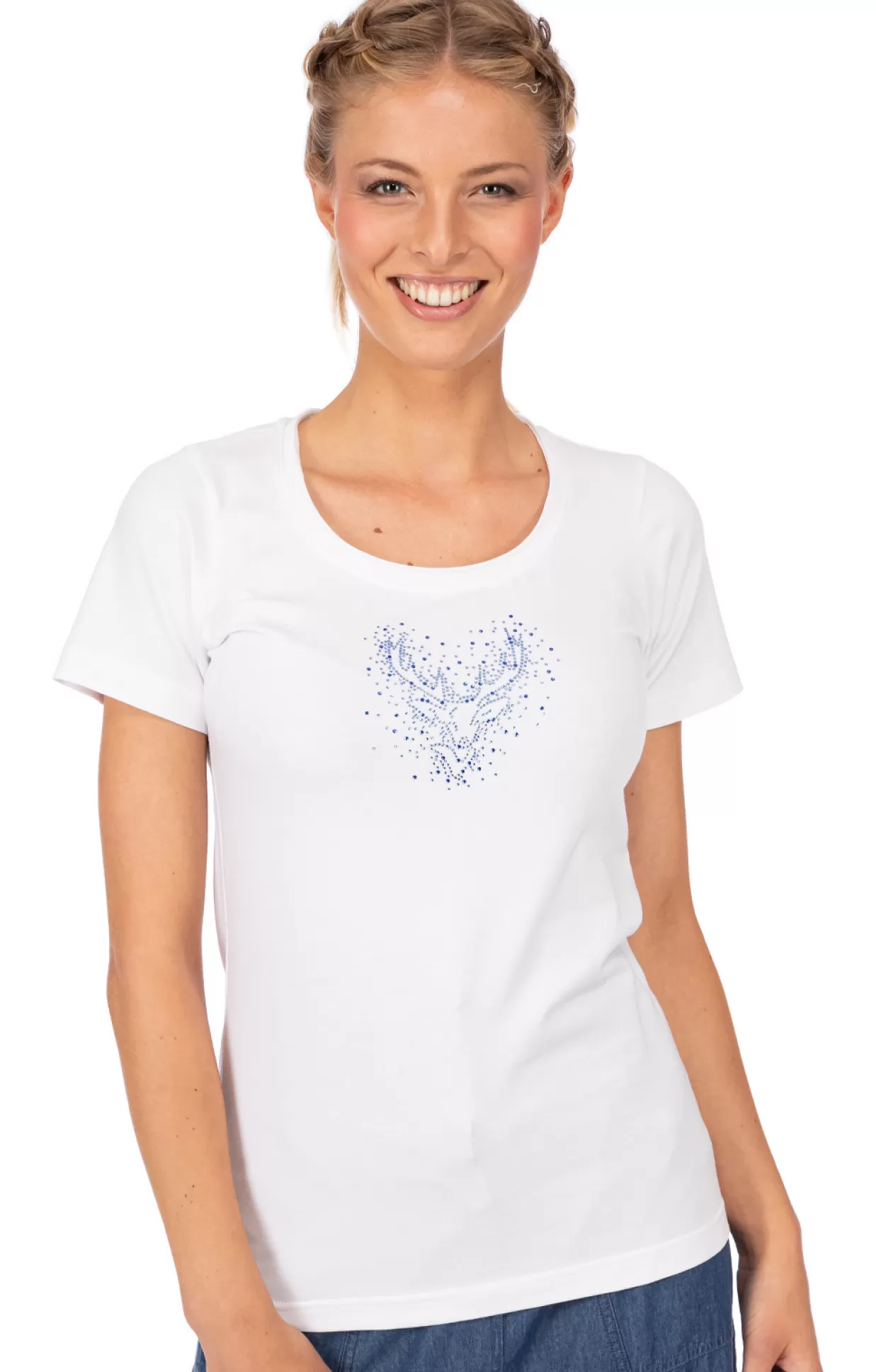 OS-Trachten T-Shirt Limbach Weis*Damen Oberteile