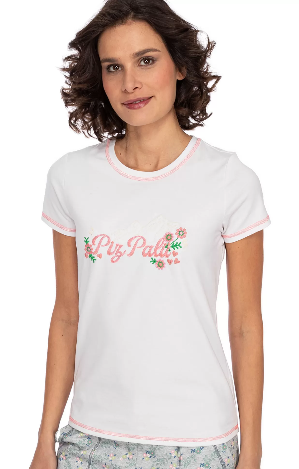 Piz Palü Piz Palu T-Shirt Aletshausen Edelweis*Damen Oberteile