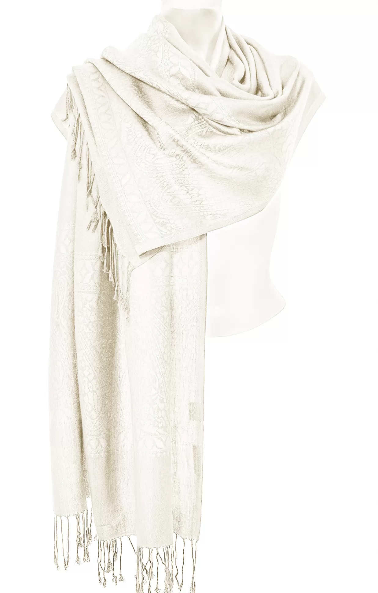 Purset Pashmina Ha621-02 Offwhite*Damen Accessoires