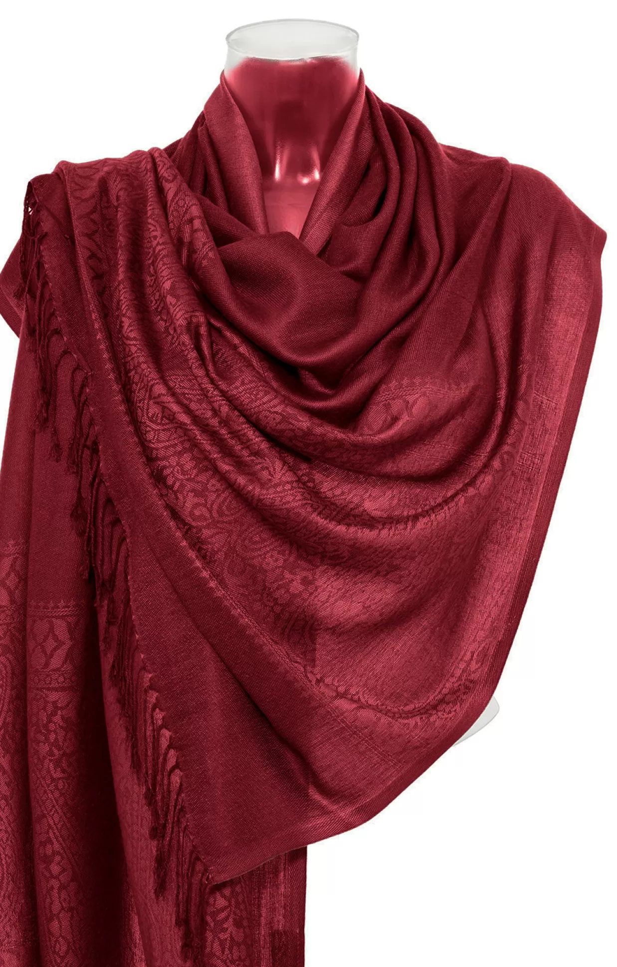 Purset Pashmina Ha621-37 Winered*Damen Accessoires