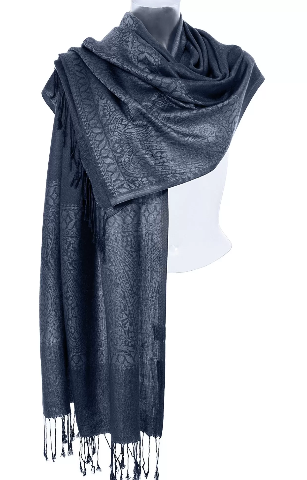 Purset Pashmina Ha621-56 Dark Blue*Accessoires Trachtentücher