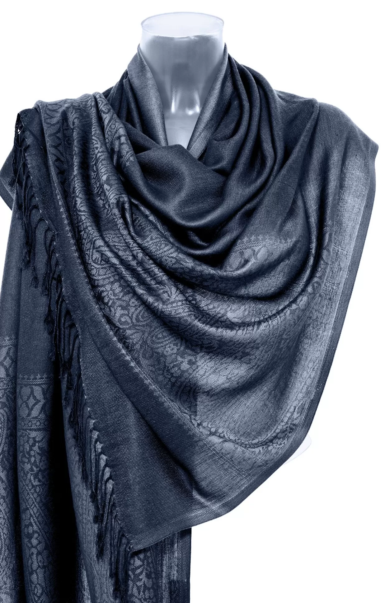 Purset Pashmina Ha621-56 Dark Blue*Accessoires Trachtentücher