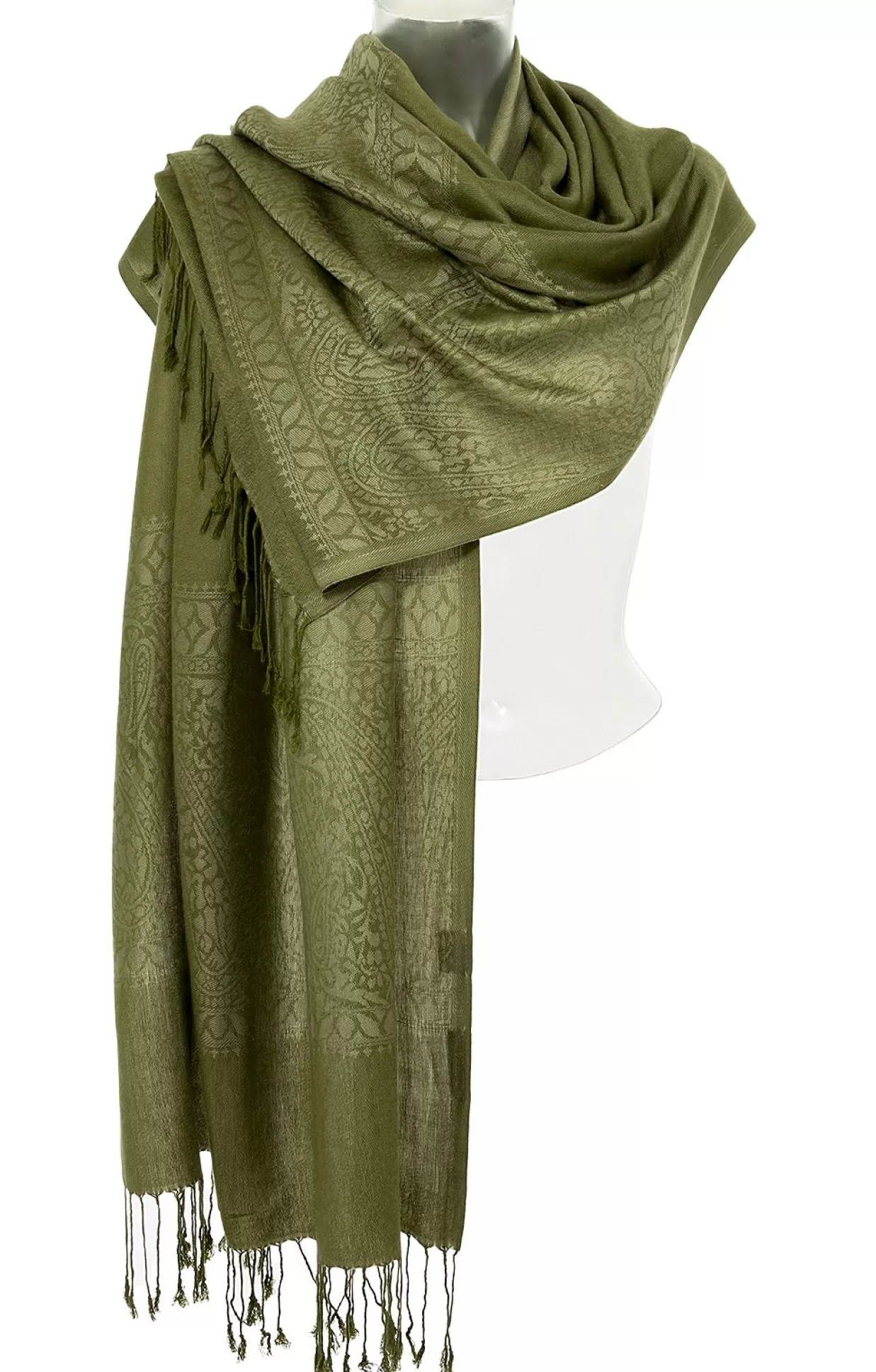 Purset Pashmina Ha621-69 Olive*Accessoires Trachtentücher