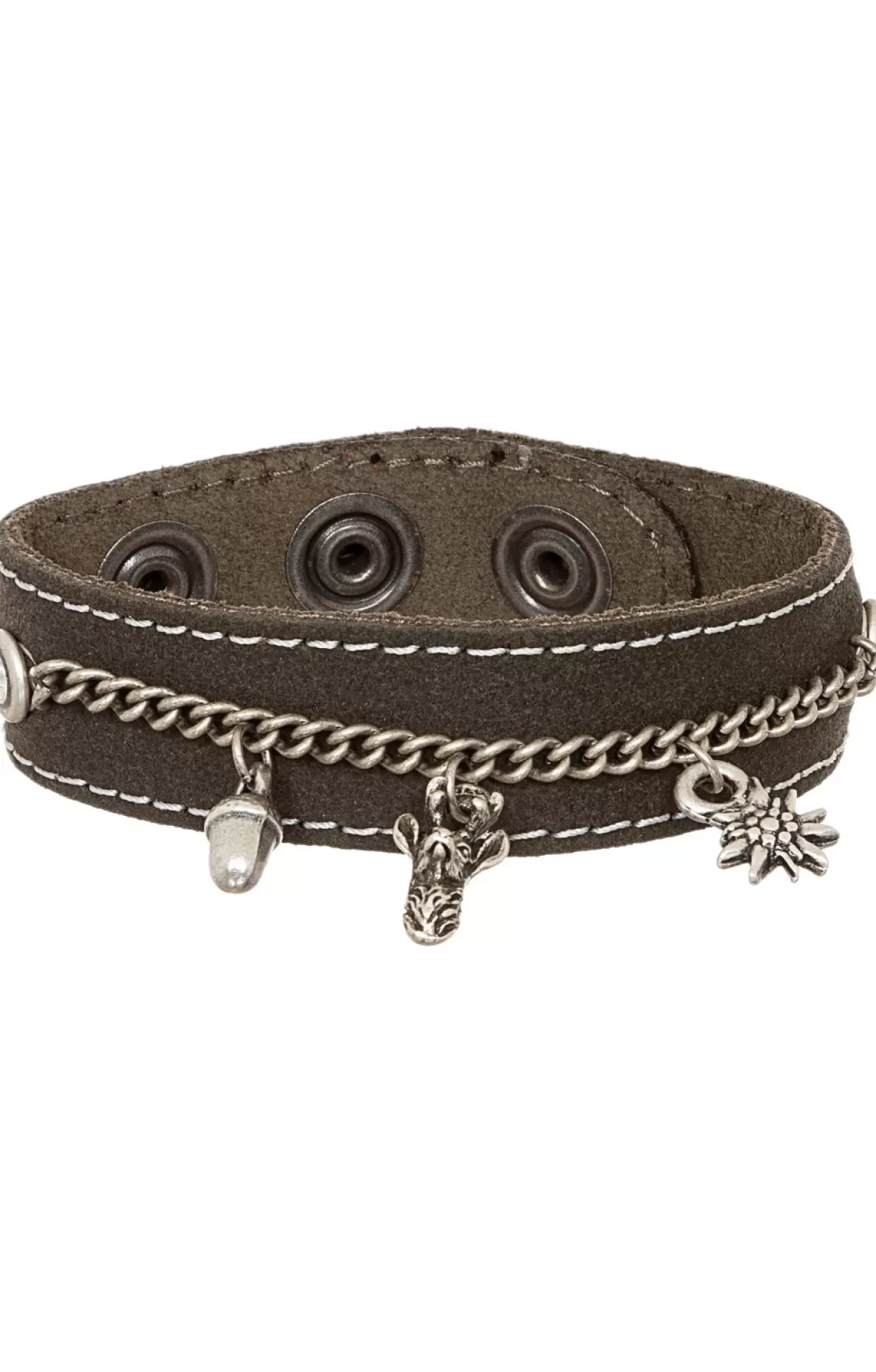 Sima Armband 19-3703 Velour Anthrazit*Accessoires Trachtenarmbänder