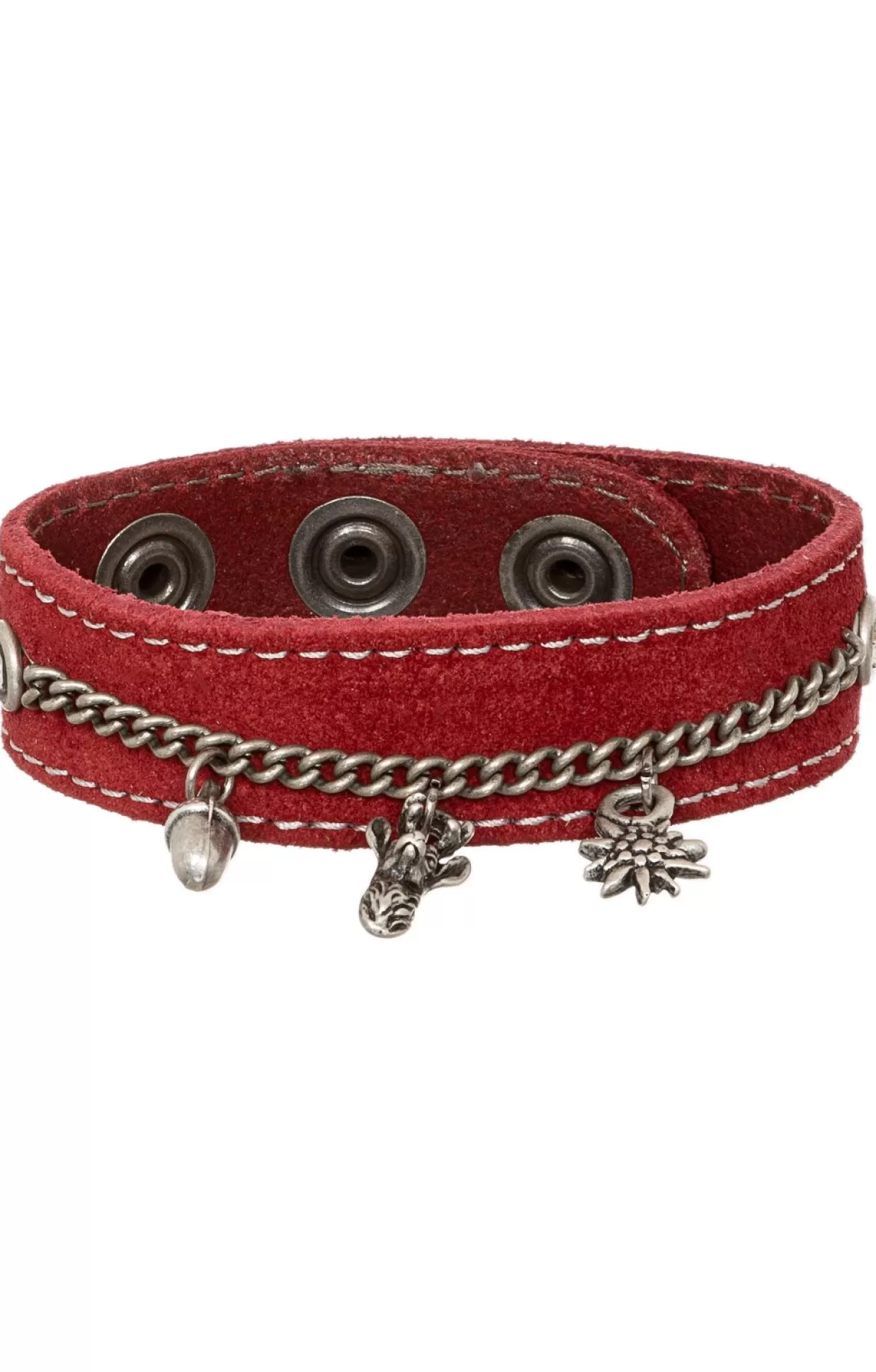 Sima Armband 19-3705 Velour Rot*Accessoires Trachtenarmbänder