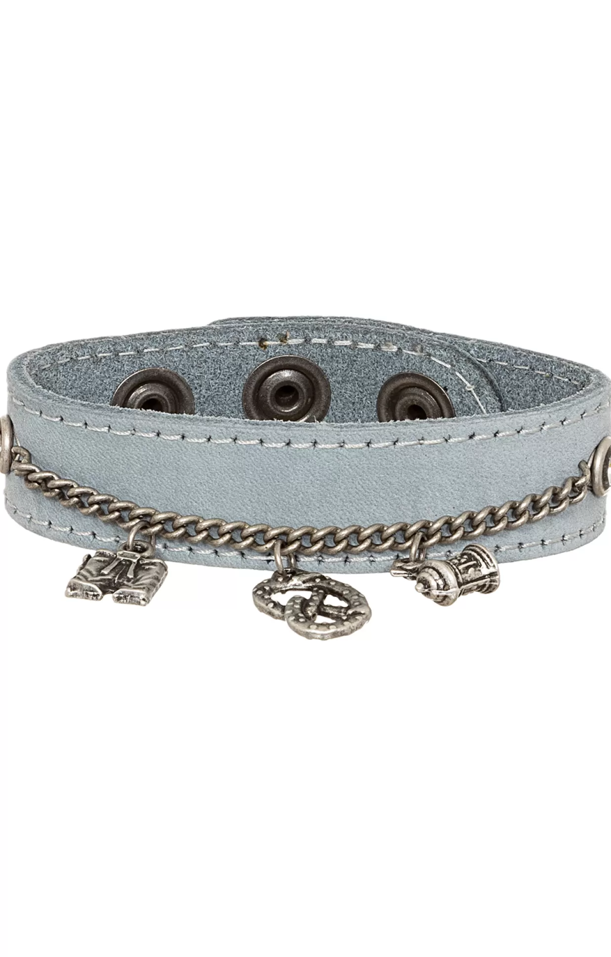 Sima Armband 19-3708 Velour Hellblau*Damen Dirndlschmuck