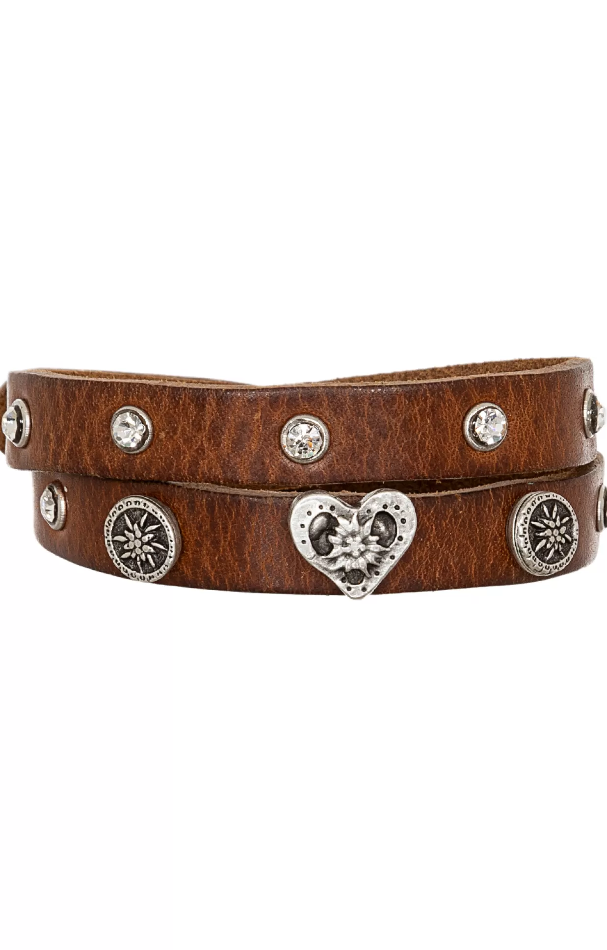 Sima Armband 55105 Nappa Hellbraun*Damen Dirndlschmuck