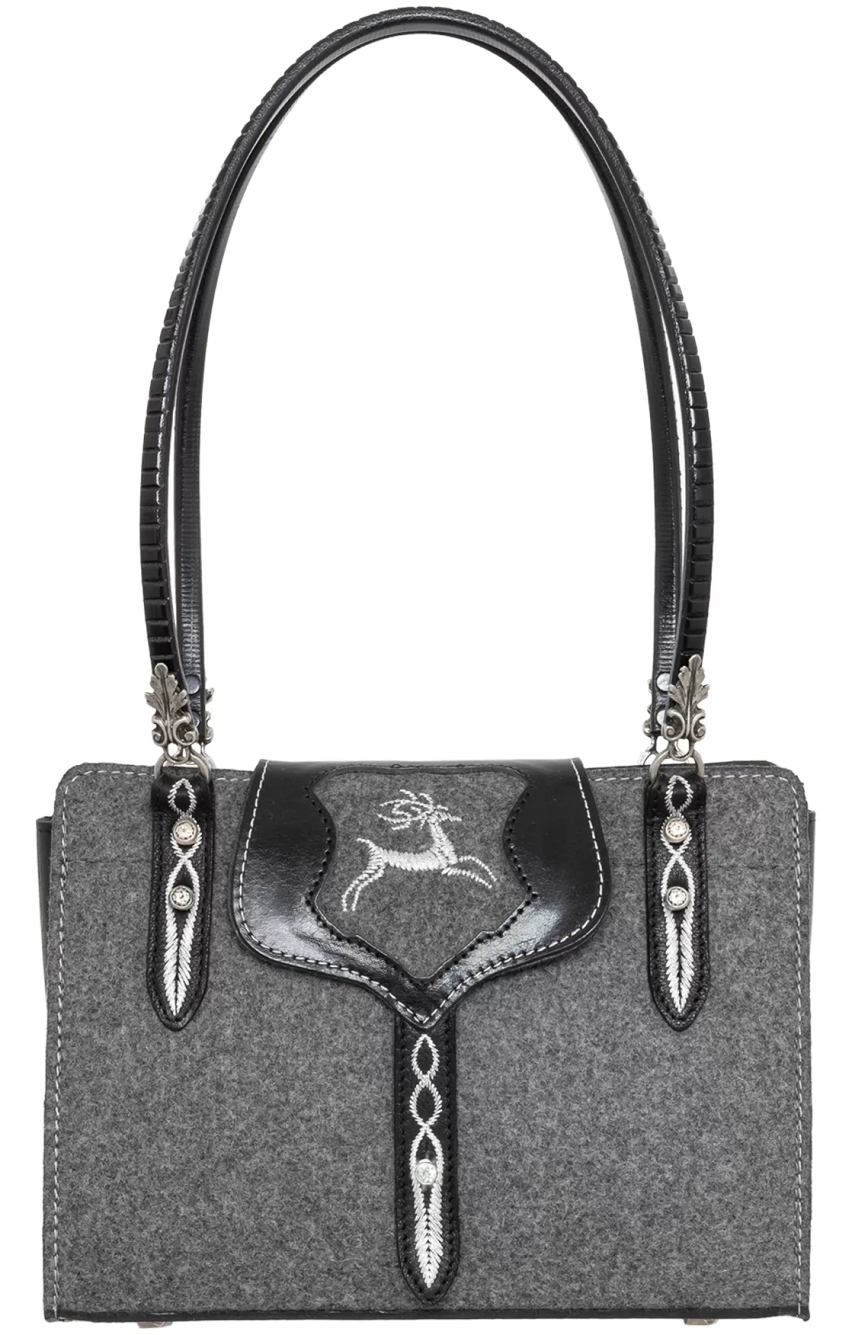 Sima Handtasche "Karree" 196-3815 Schwarz Grau*Damen Accessoires