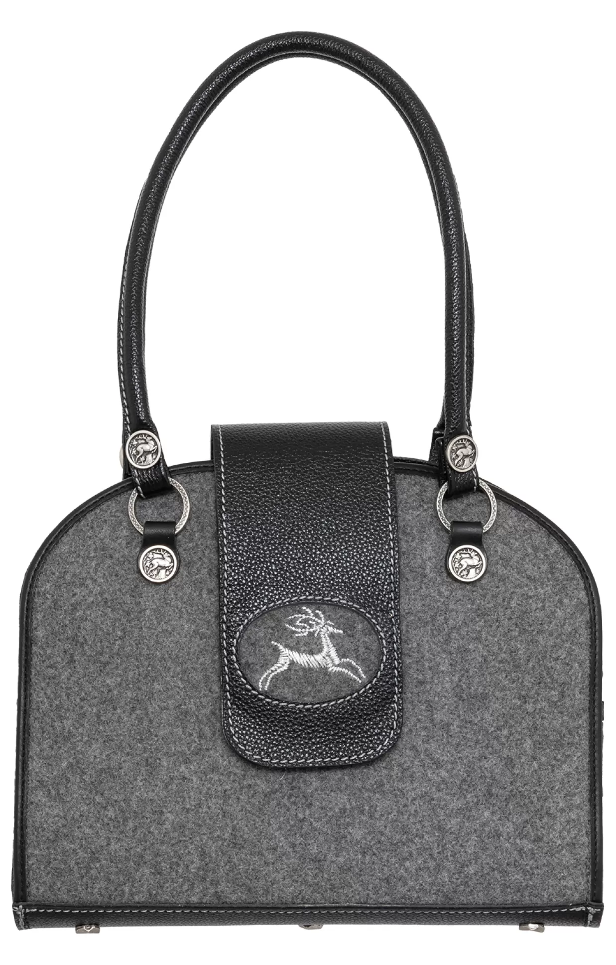 Sima Schultertasche 208-4169 Schwarz Grau*Damen Accessoires