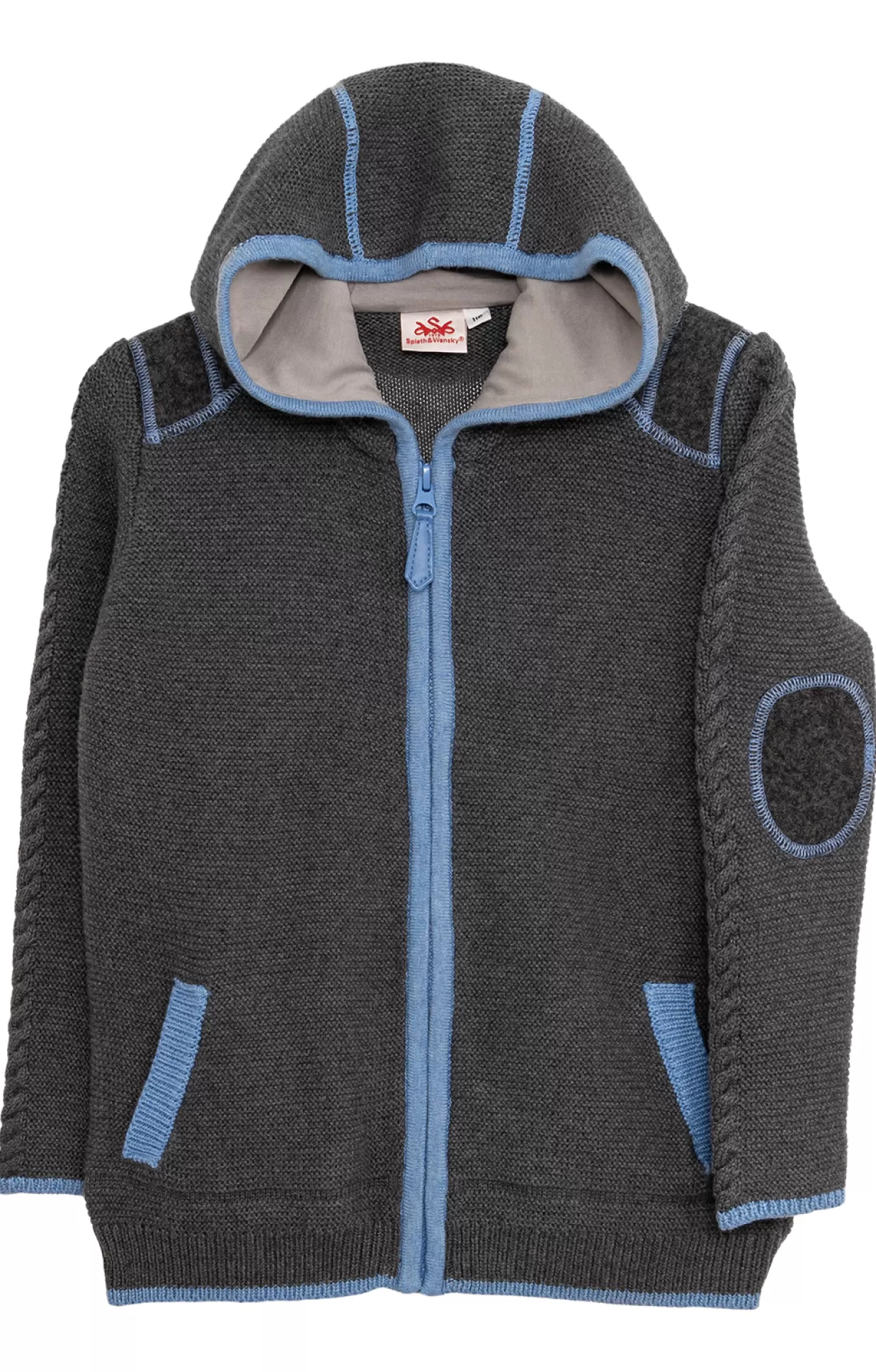 Spieth & Wensky Spieth & Wensky Kinderstrickjacke Specht Grau Blau*Kinder Kinderjacken | Westen