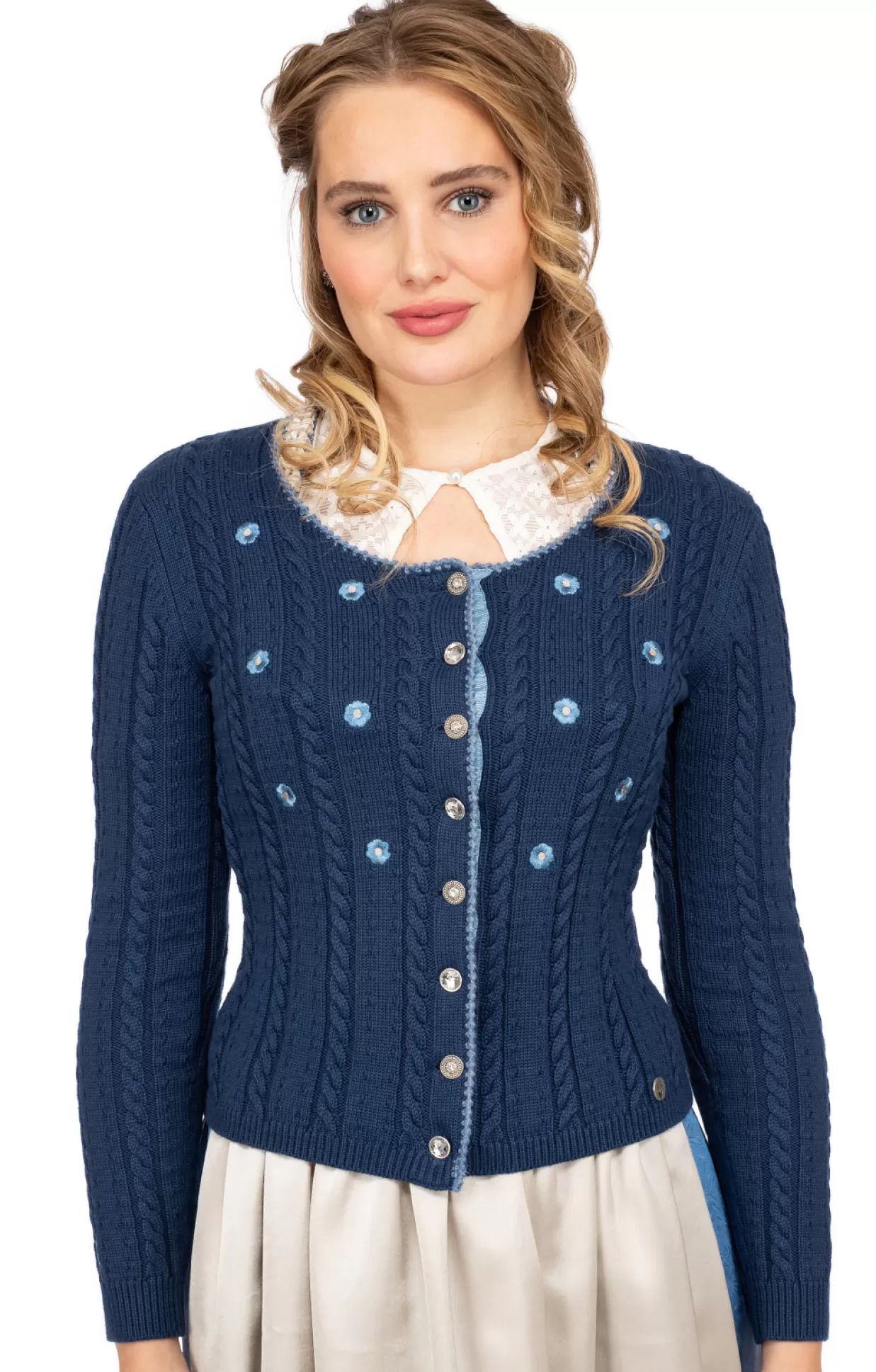 Spieth & Wensky Spieth & Wensky Strickjacke Anne Jeansblau*Damen Oberteile