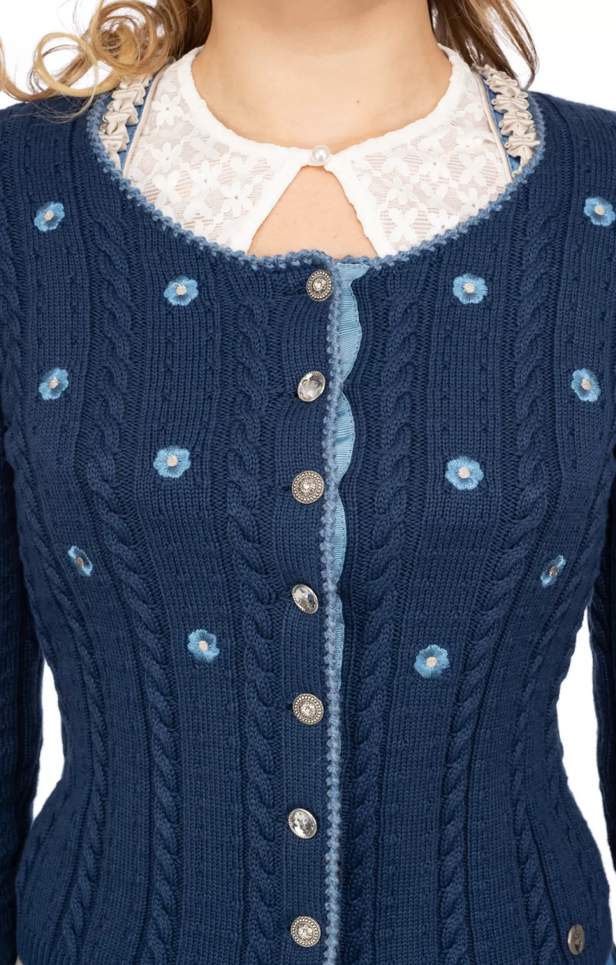 Spieth & Wensky Spieth & Wensky Strickjacke Anne Jeansblau*Damen Oberteile