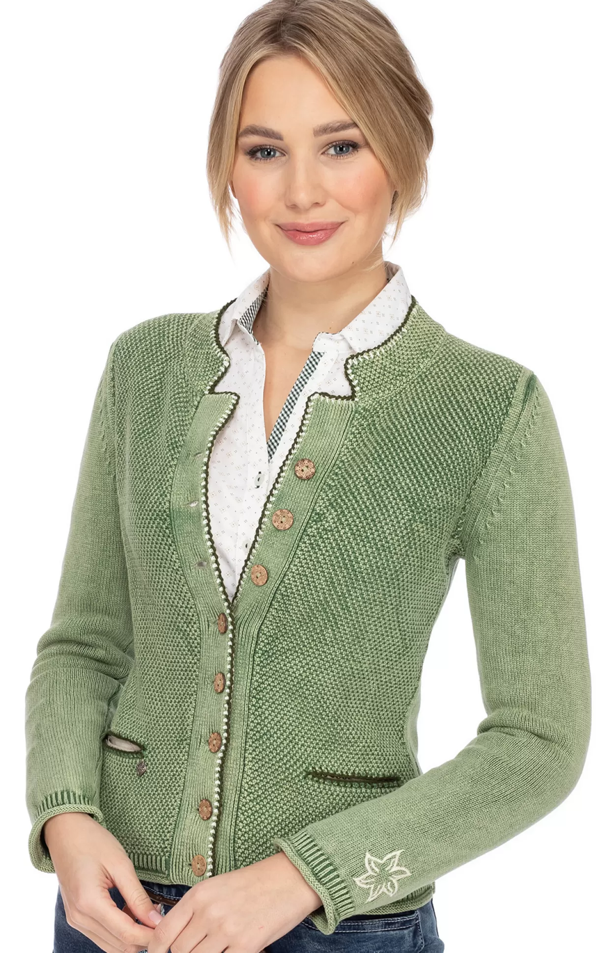 Spieth & Wensky Spieth & Wensky Strickjacke Tarana Farn*Damen Oberteile