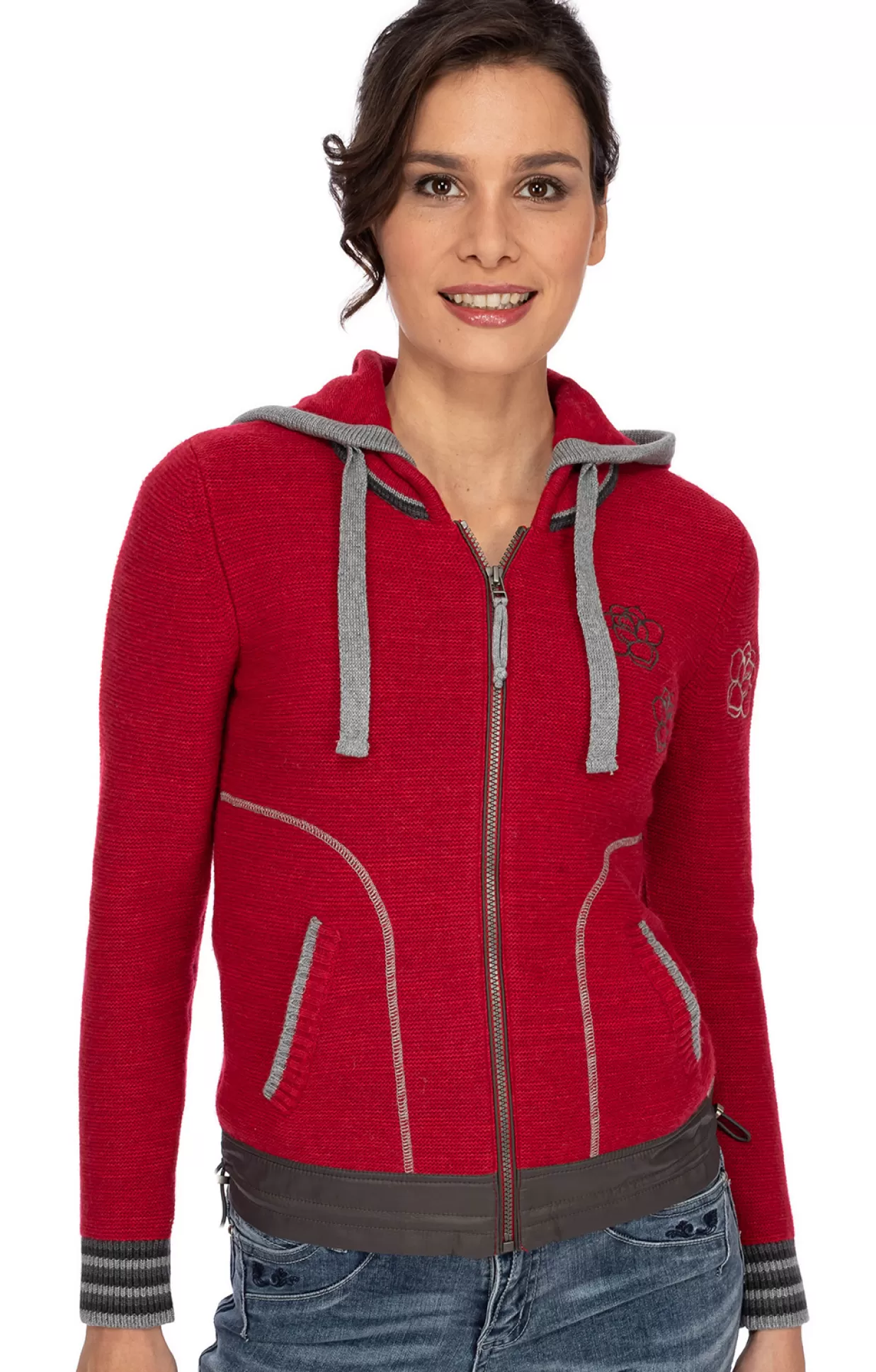 Spieth & Wensky Spieth & Wensky Strickjacke Tinette Rot*Damen Oberteile